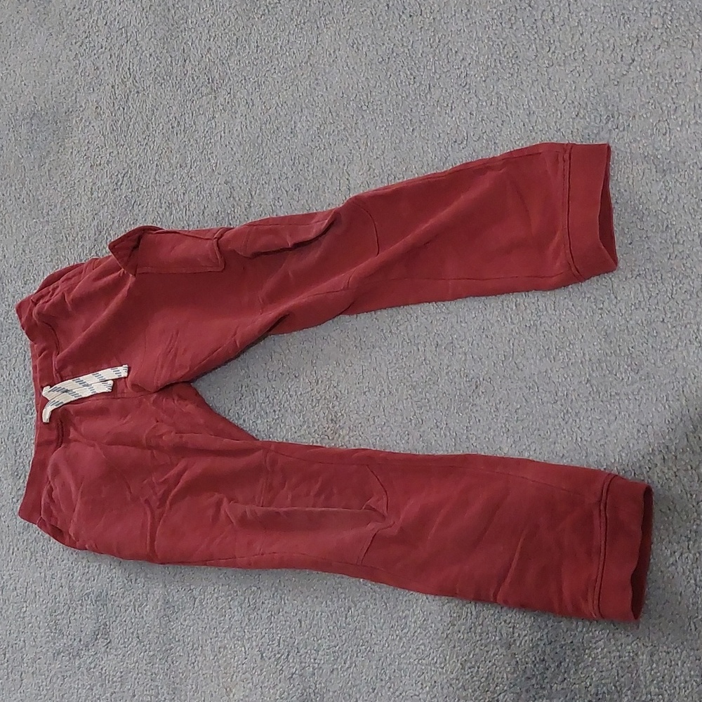 Track pants for ages 9-10, color- maroon